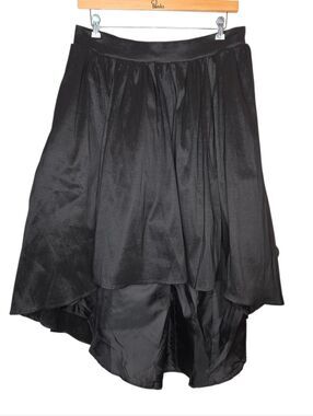 Torrid Retro Chic Black Taffeta Hi-Low Full Skirt - NWT - Size 1 (1X)